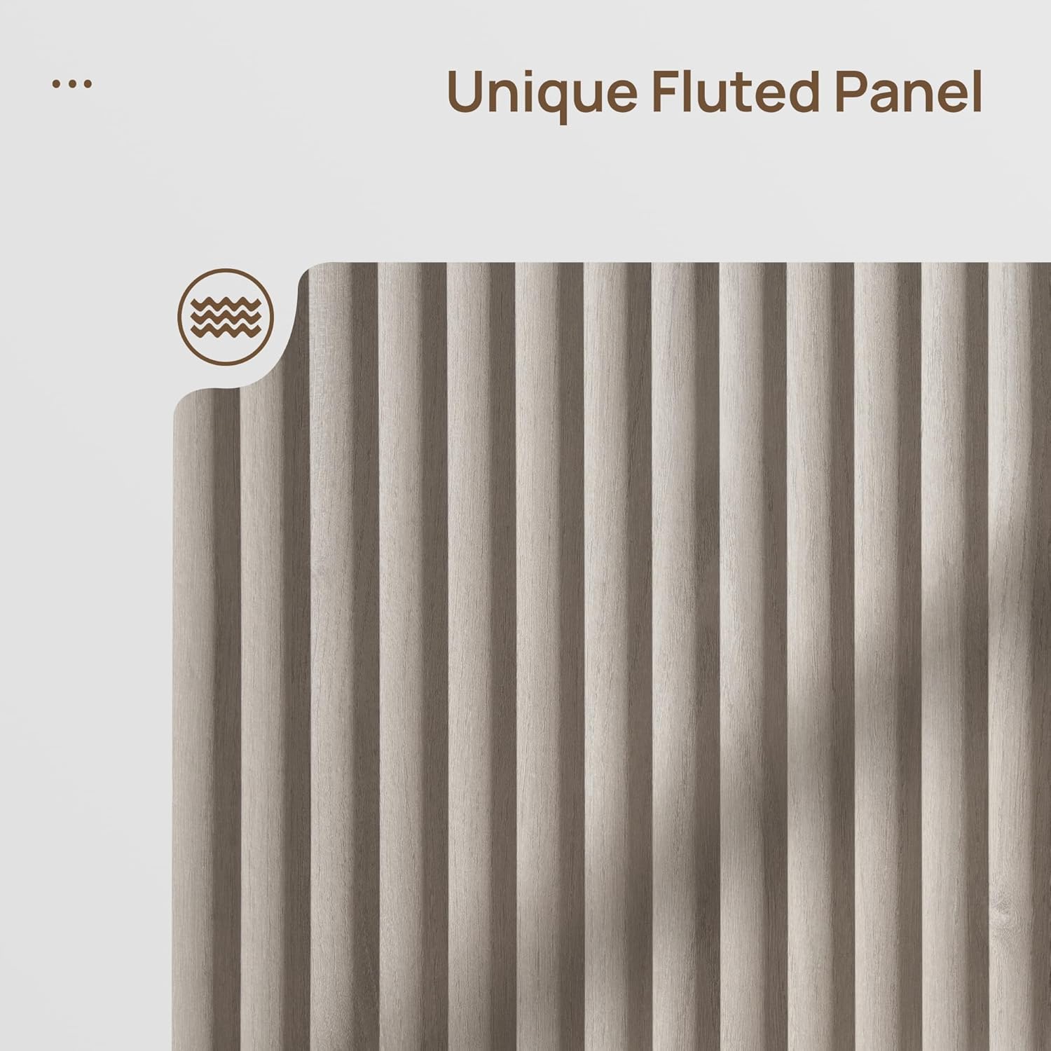 SICOTAS Night Stand Nightstand with 2 Drawers Storage Bedside Table Large Fluted Bed Side End Table Modern 24.4" Tall Wide Night Stands for Bedroom Living Room Sofa Couch Home Office, White Alder