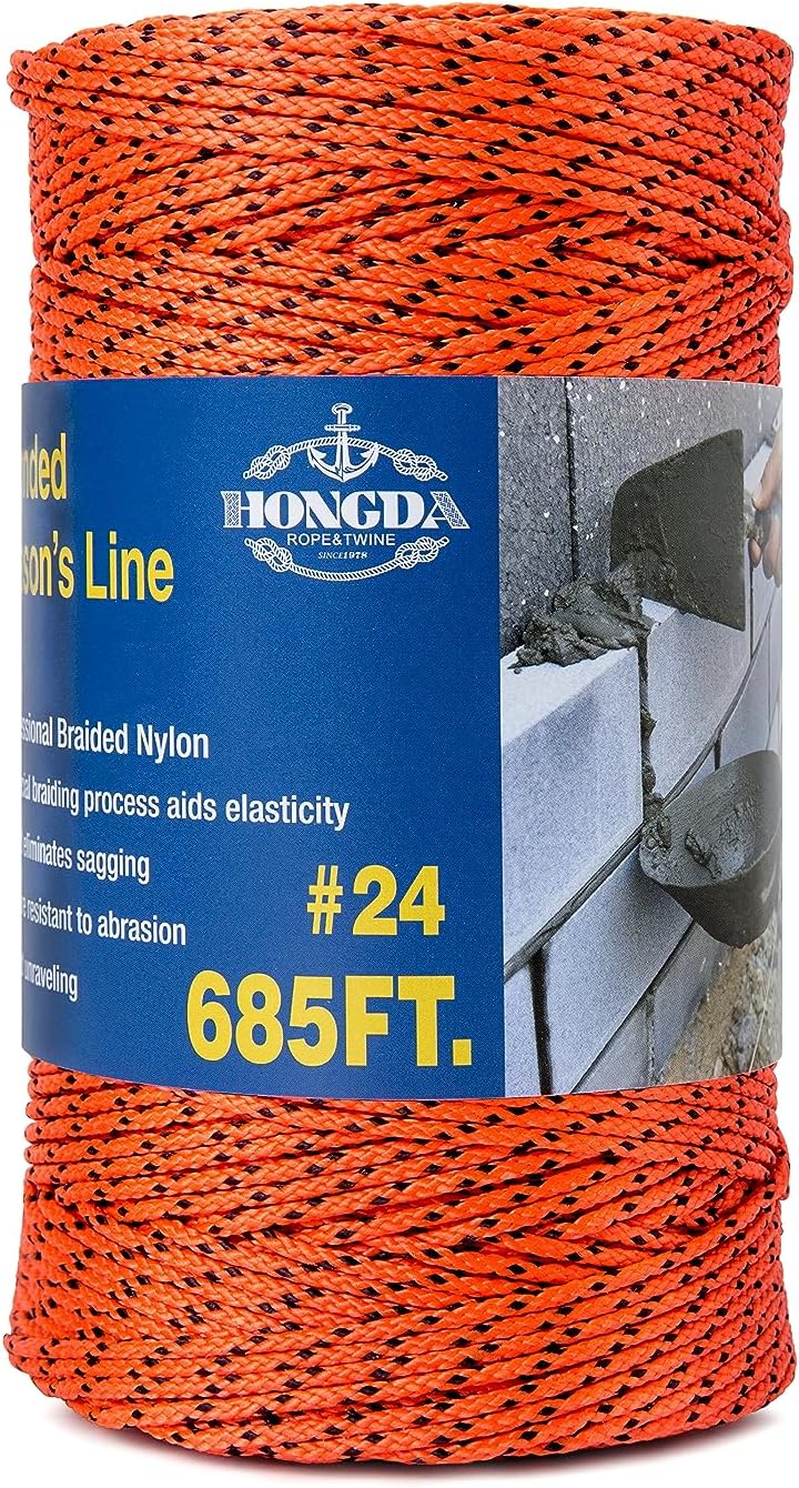 Amazon.com: HONGDA Professional Masonry String Lines, 685 Feet #24 ...