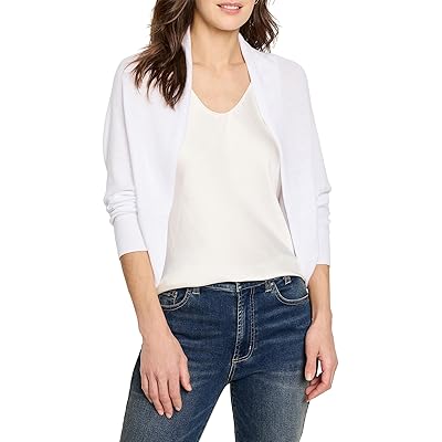NIC+ZOE Cotton Cashmere Shrug Cardigan Women