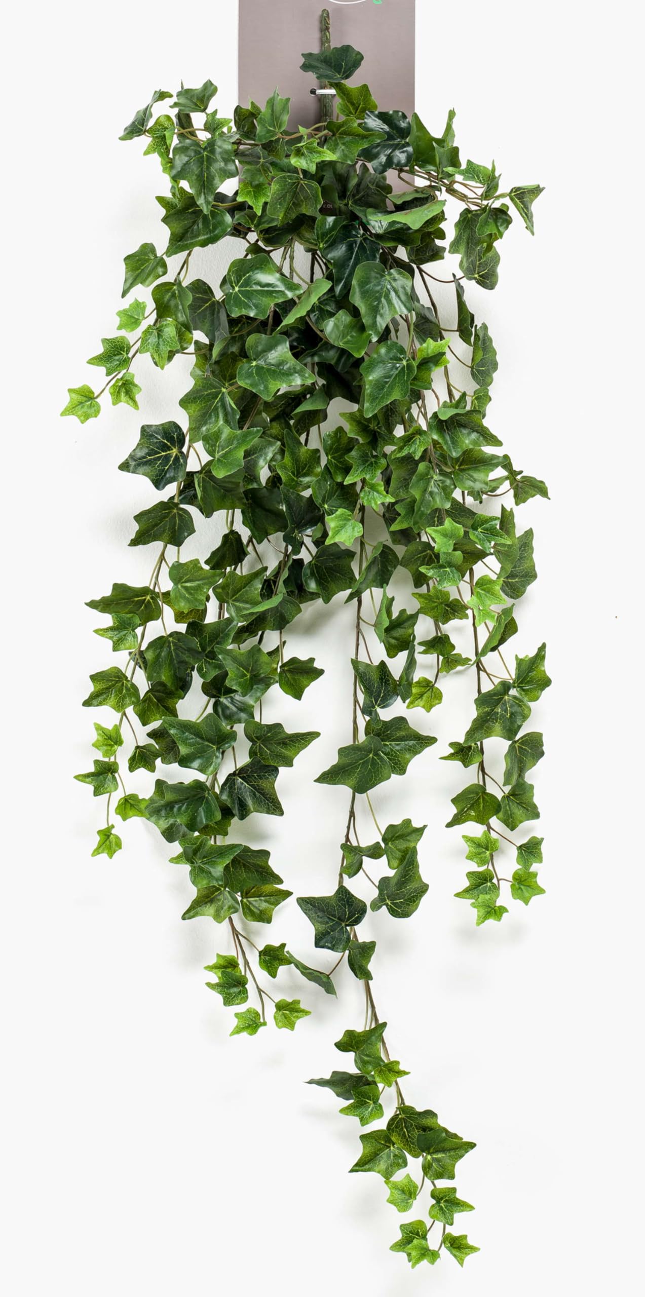 artplants.de Artificial Ivy bush hanging plant with 460 leaves, green, 3ft/100cm - Plastic ivy/Silk foliage