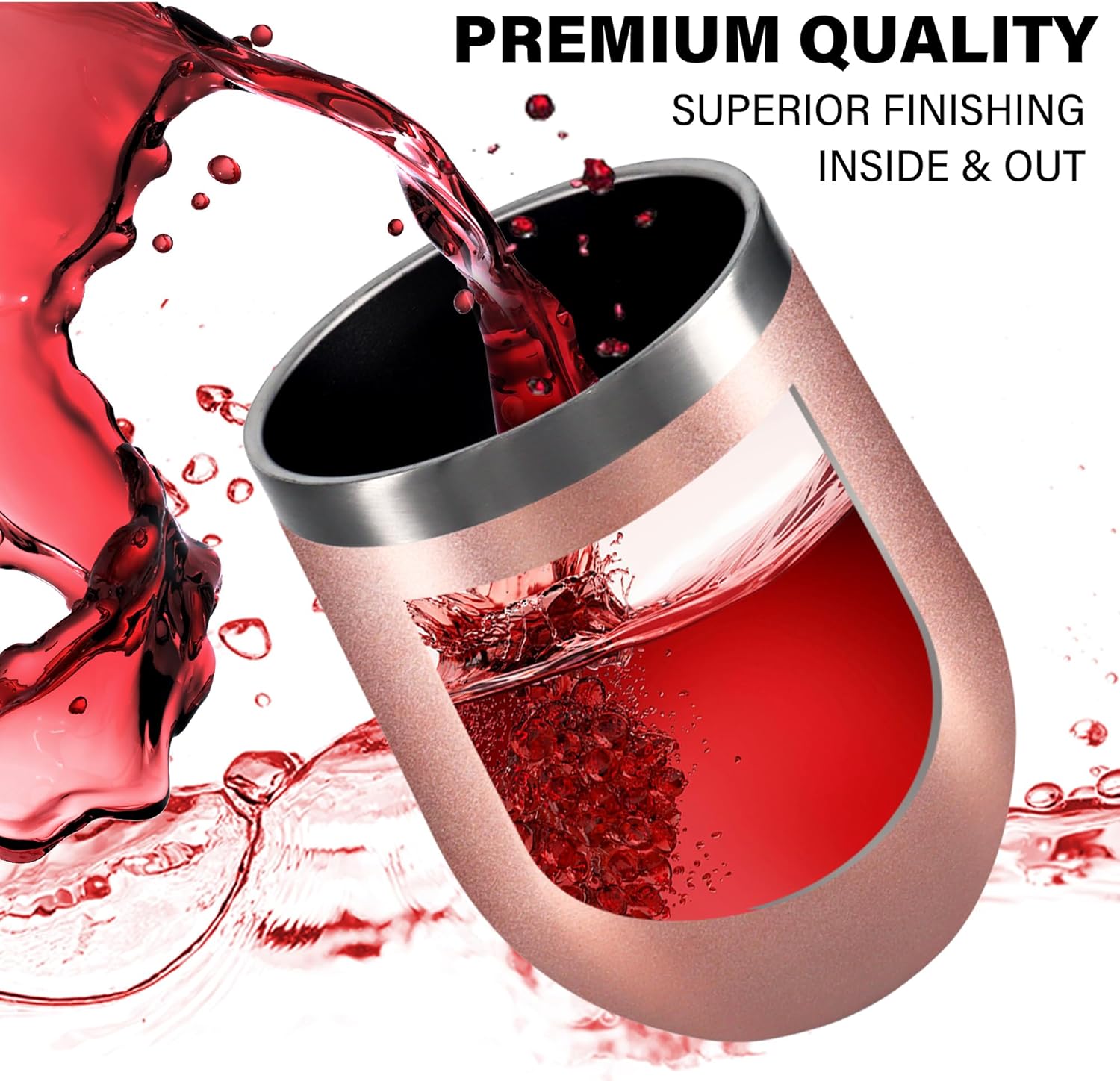 ATHAND Thank You for Being a Friend Gifts for Best Friend, Friendship Gifts for Women 12oz Wine Tumbler Coffee Cups (Pack of 1) - Image 5