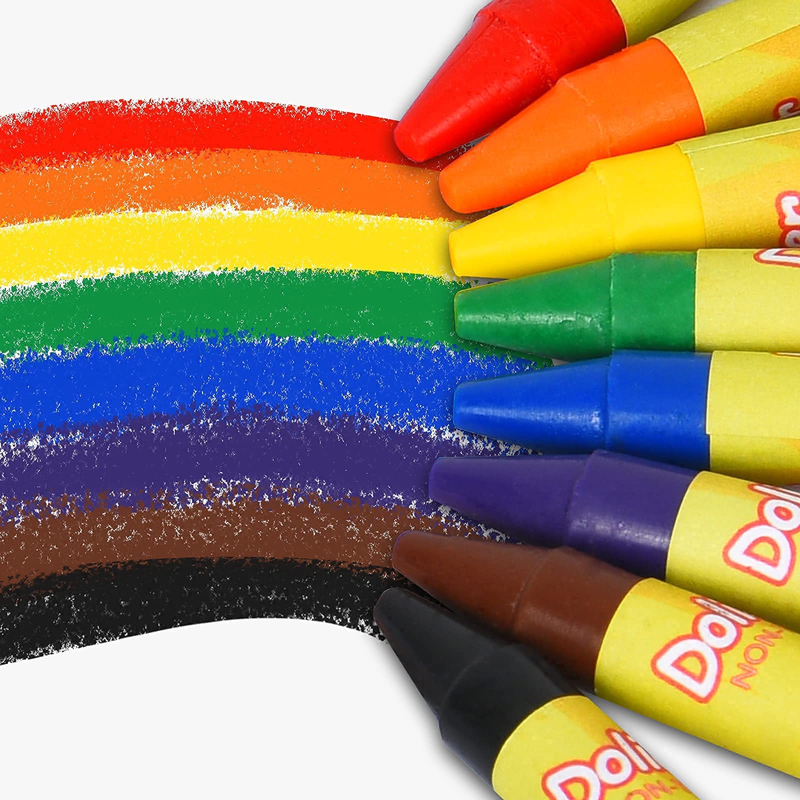 Buy Dolicer Crayon 8ct, Back to School Supplies Toddler Crayons 1 Pack