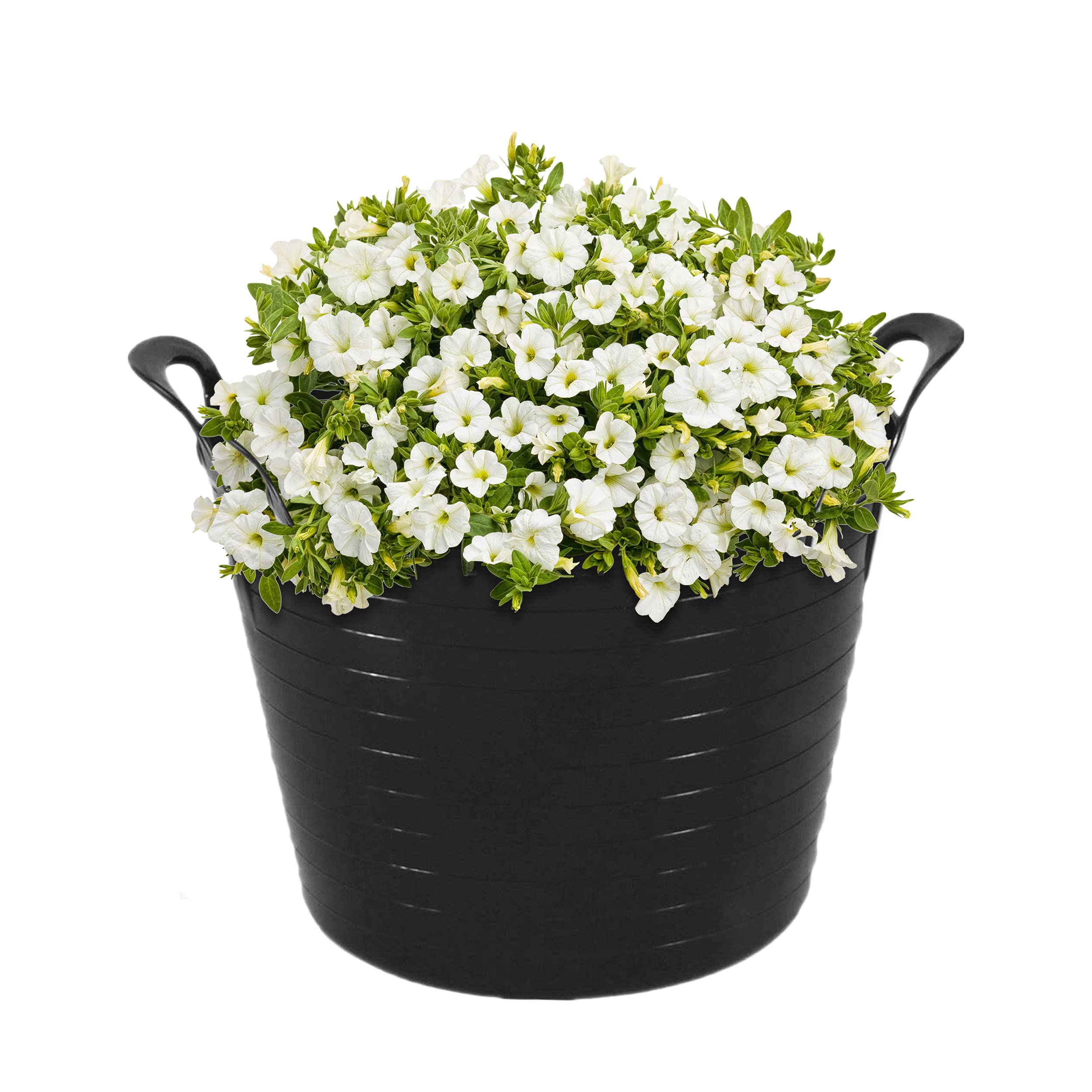 20L Litre Large Robust Flexi Tubs Multipurpose Flexible Rubber Storage Container Buckets Garden Trugs Laundry Basket Polyethylene Flex Tub For Home Gardening Toys (Medium Flexi Tub) — image 1