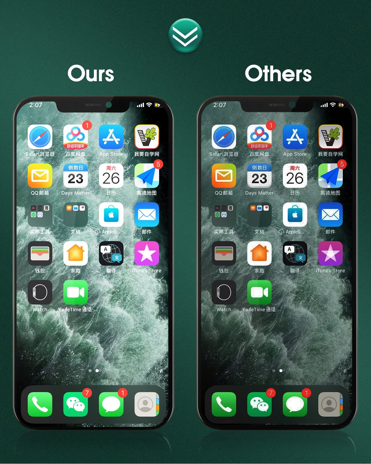Para iPhone 12 Pro Max LCD Para iPhone 12 Pro Max Reemplazo de pantalla Pantalla para 12 Pro Max A2411 Ensamblaje de digitalizador de pantalla táctil Kits de reparación (Negro)