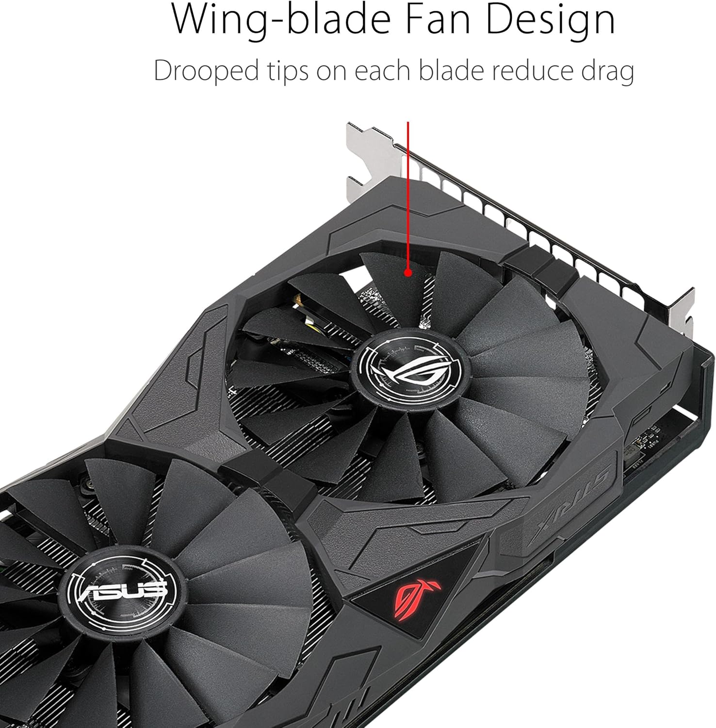 ASUS ROG Strix AMD Radeon RX 560 V2, Scheda Grafica Gaming, 4GB GDDR5, PCIe 3.0, HDMI, Display Port, Ventole Con Design Wing-Blade, Tecnologia Auto-Extreme, Nero