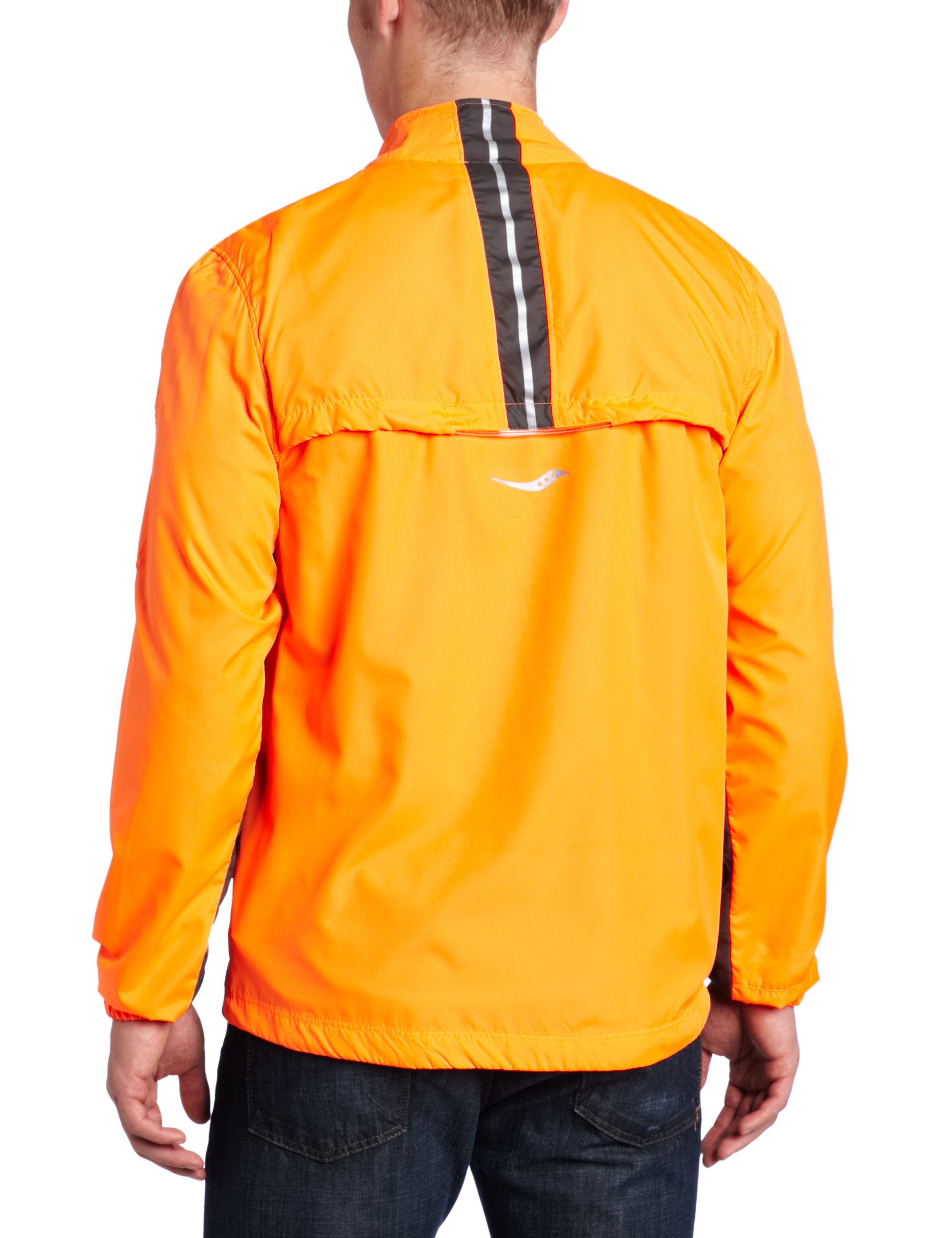 Buy Saucony Men's Sonic HDX Vizipro Jacket (Vizipro Orange, Large