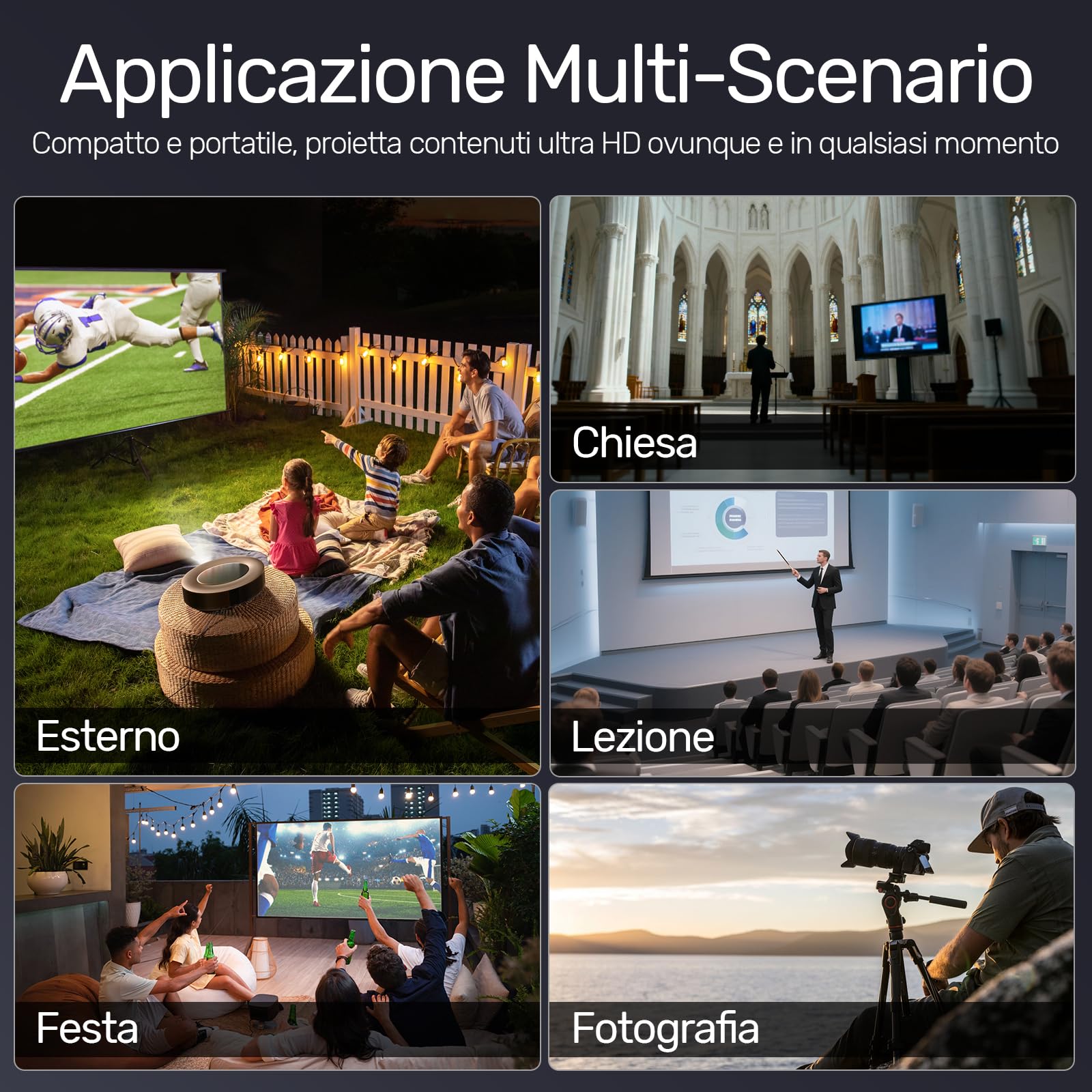 Alxum Trasmettitore e Ricevitore HDMI Wireless - Streaming Senza Fili 1080P@60Hz da PC/Computer Portatile a TV/Proiettore, Trasmissione di 50m, Plug & Play per Gaming e Riunioni di Business