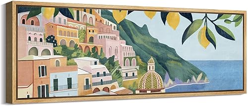 Miniatura 33 de MUDECOR Lienzo enmarcado extra grande para pared, tonos neutros suaves, naturaleza, vida silvestre, antiguo, retro, bellas ilustraciones,
