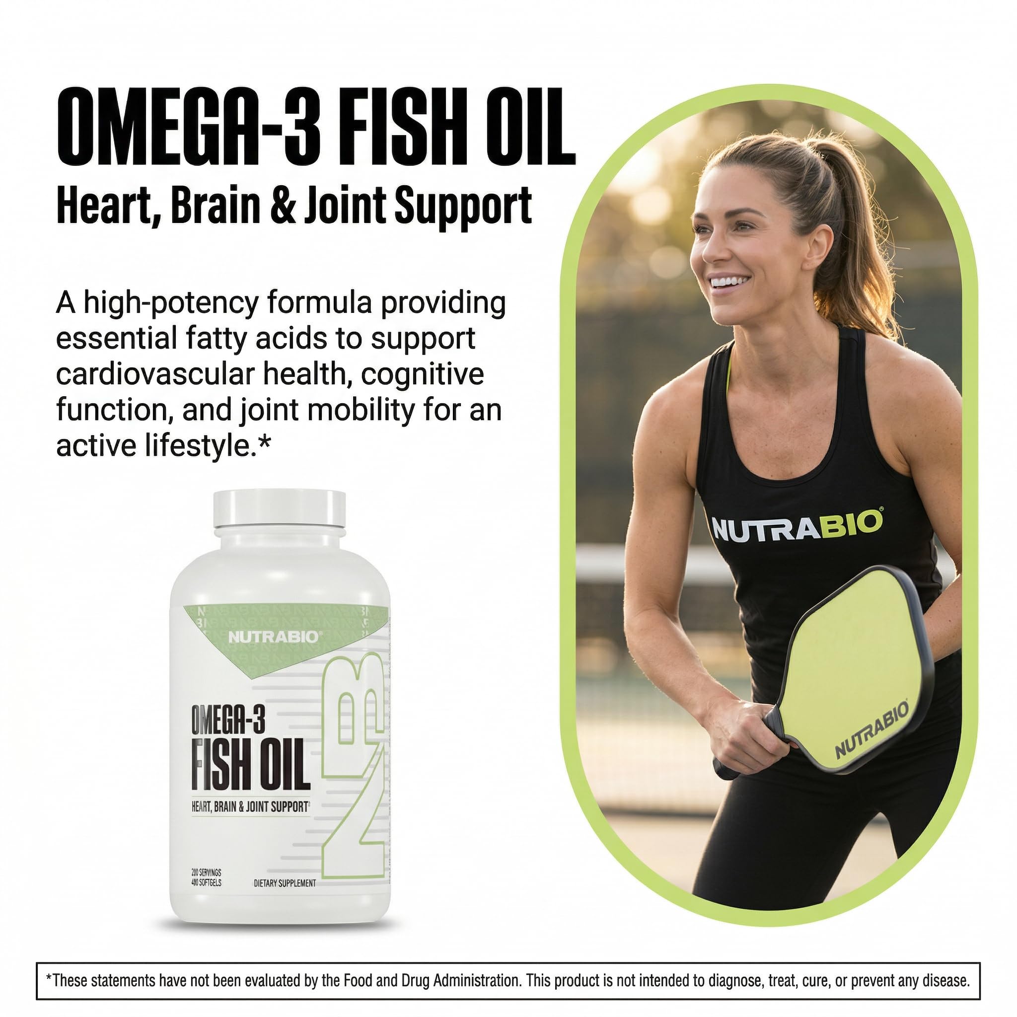 NutraBio Omega 3 Fish Oil Supplements, 2,000mg, 400 Softgels - EPA DHA Omega 3 Fatty Acid Supplement to Help Support a Healthy Heart — Amazon image 6