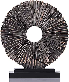 Objetos decorativos modernos, estátuas de arte abstrata, decoração de casa de bronze para estatuetas de decoração de casa, prateleiras, mesa de jantar de sala de estar, estantes de livros de escritório, armários de TV e mesas de centro