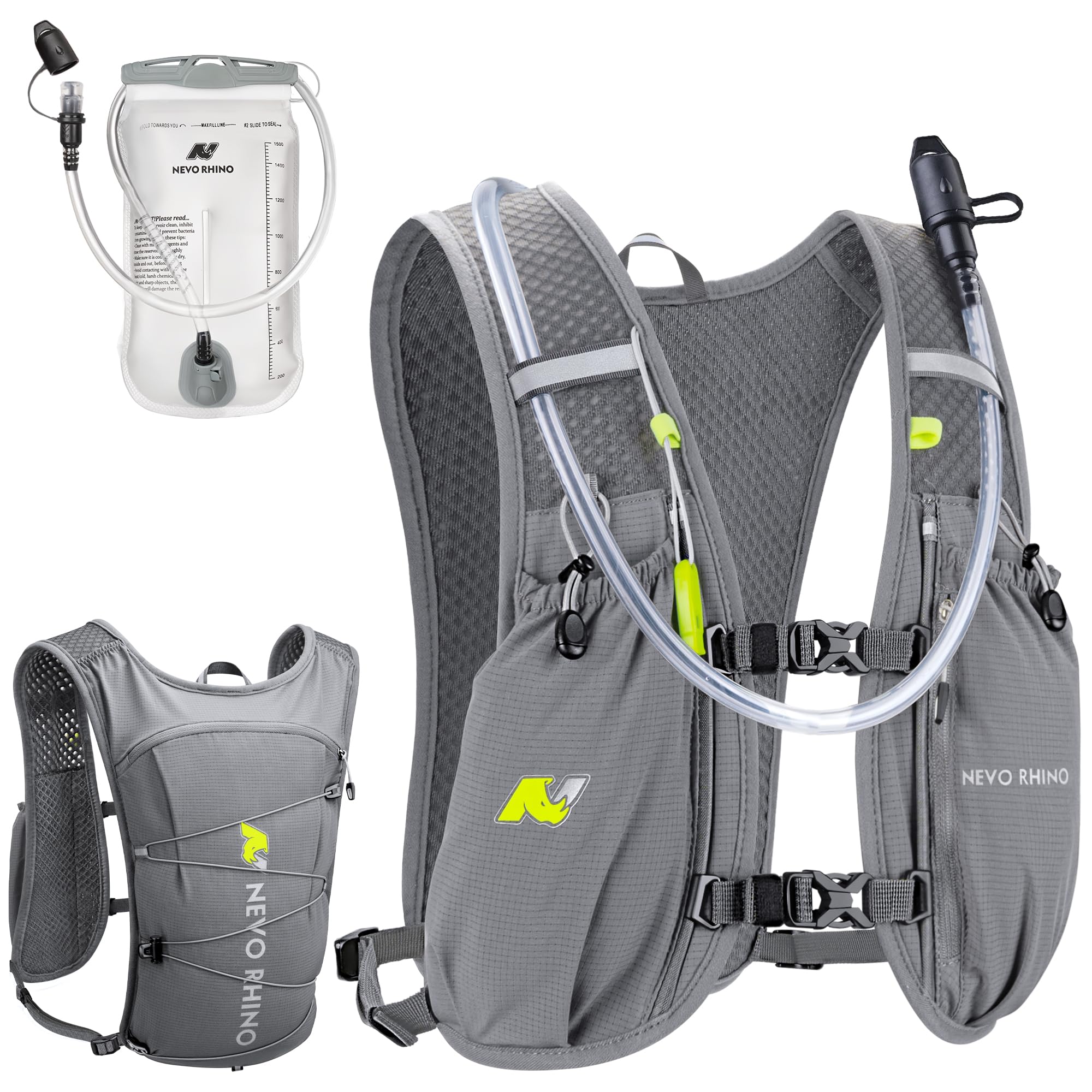 Hydration Running Vest for Women, Water Vest Backpack 5L Small, Lightweight Hydration Pack Mini Vest Women for Hiking, Trail Marathon Race (Pack with