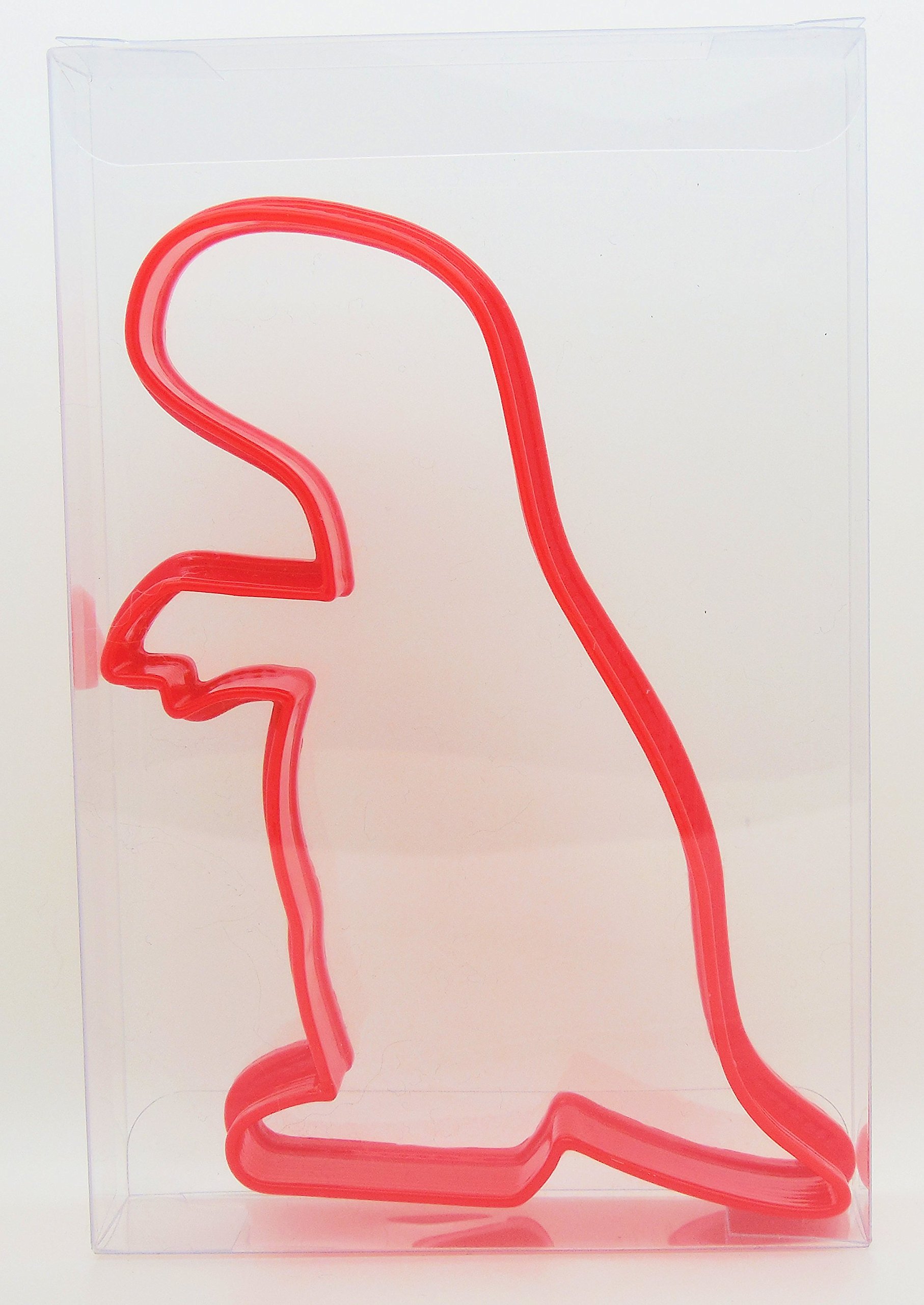Goggly Red T-Rex Dinosaur Cookie Cutter, Biscuit, Pastry, Fondant Clay Cutter