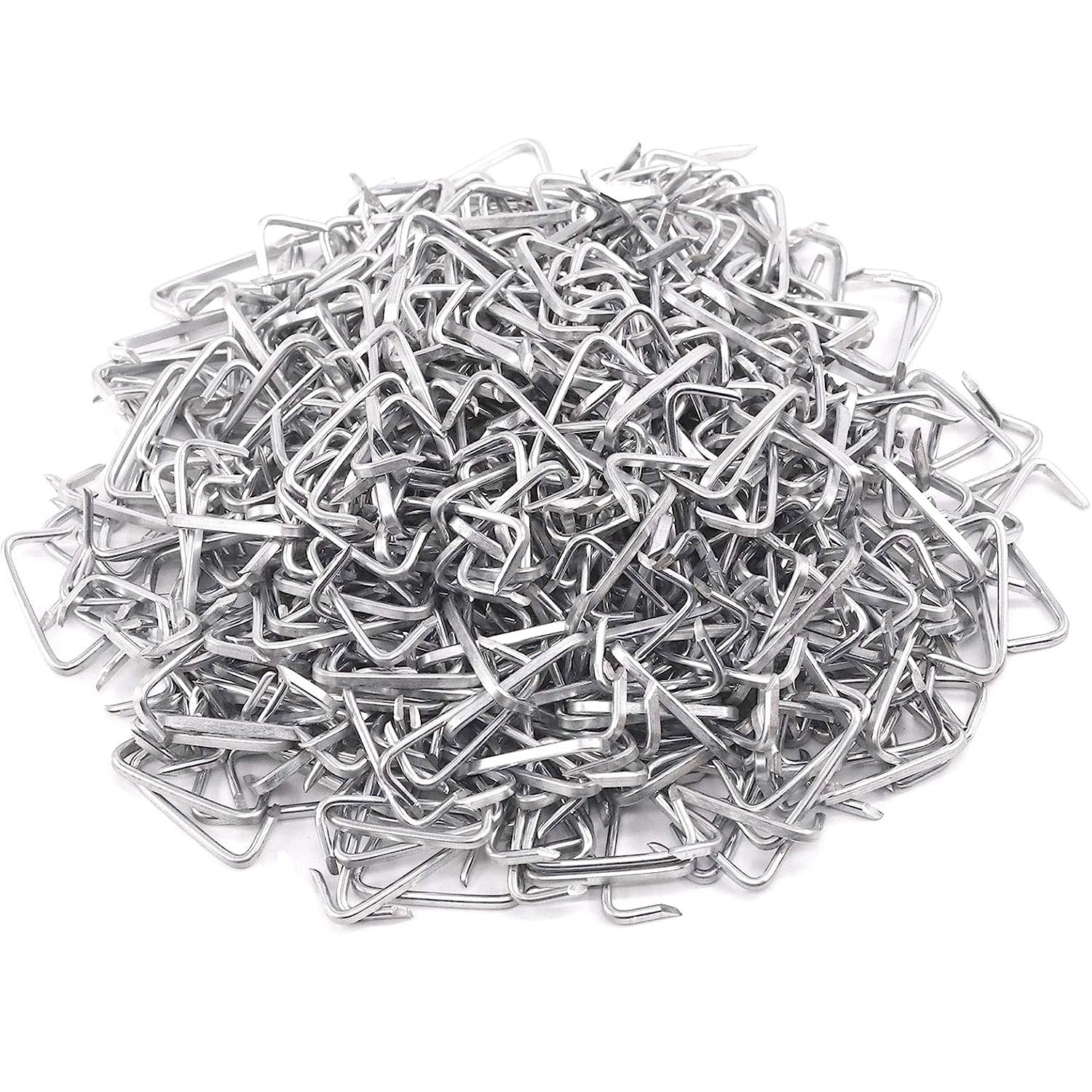 3/4" Hog Rings (5000 Pack) Galvanized Steel and Weather Resistant - Perfect for Fencing, Furniture & Auto Upholstery, Meat & Sausage Casings, & More!