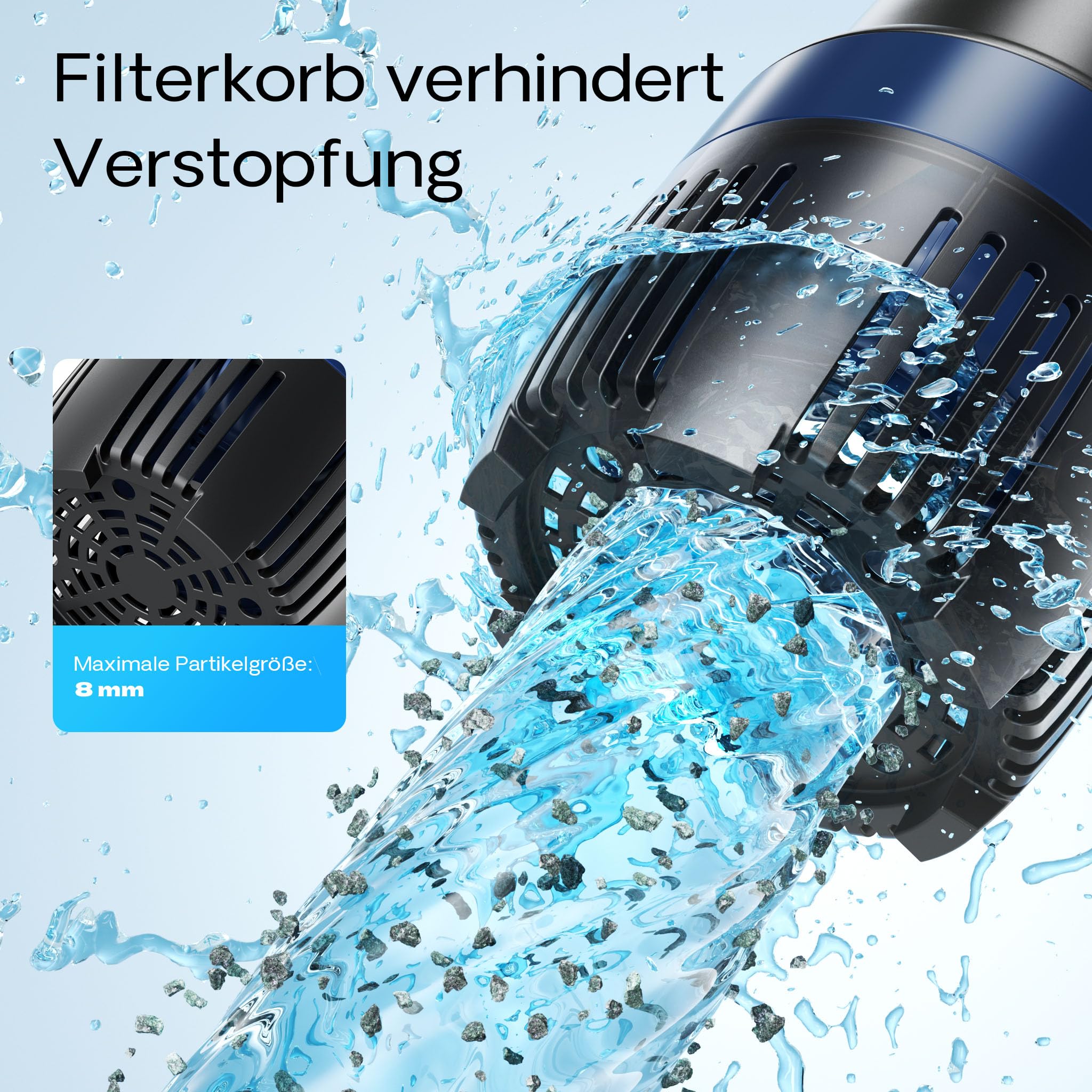 SunSun CEF-30000 Rohrpumpe 30.000 l/h / 200 W Hochleistungs Teichpumpe, Strömungspumpe mit Keramikwelle, Umwälzpumpe, Teichfilter
