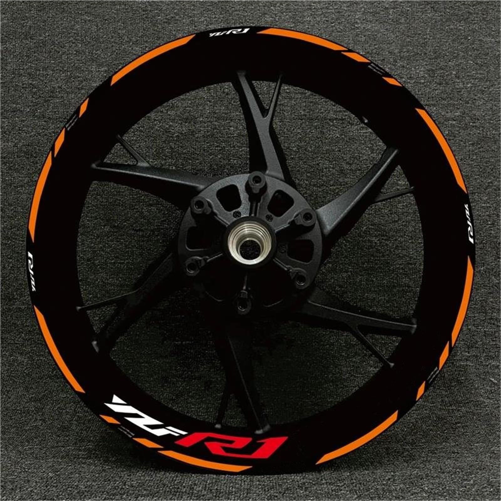 Wheel Stickers Motorcycle Wheel Stickers Rim Reflective Decal for YZFR1 YZF-R1 YZF R1 Stripe Decals Hub Sticker Rim Reflective Decal