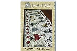 Hatched and Patched O Christmas Tree Table Runner Pattern: A Quilted Holiday Delight