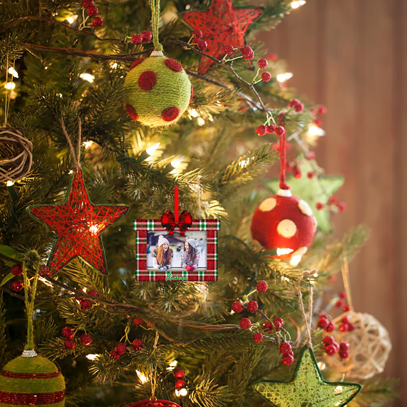 Cadre Photo Sœur 10x15 Cm - 'Side By Side Or Miles Apart' - Cadeau Émotion Pour Sœurs - Décoration Bureau Ou Étagère