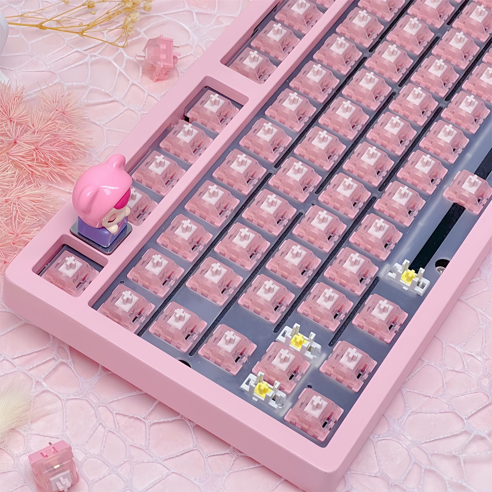 ZMX Cherry Blossom Keyboard Switches,42gf Linear Switch Factory