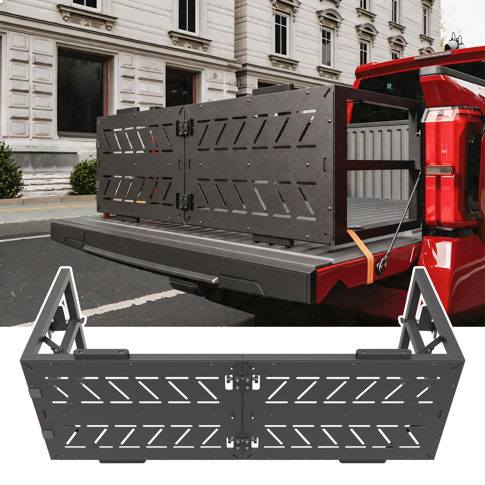 Photo 1 of SZYANG Bed Extension Compatible with 2024-2026 Toyota Tacoma Tailgate Extender Truck Extender Replacement for 2024-2026 Toyota Tacoma Accessories