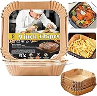 Vista 8 de Forros desechables para freidora de aire Ninja Foodi, forros desechables para freidora de aire Ninja, forros de papel pergamino para freidora