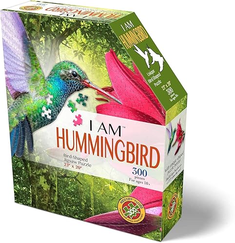 Miniatura 1 de Madd Capp I Am Hummingbird - Rompecabezas de 300 piezas en forma de pájaro