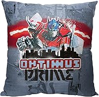 Vista 12 de Northwest Almohada Transformers, 18" x 18", Autobot Shield