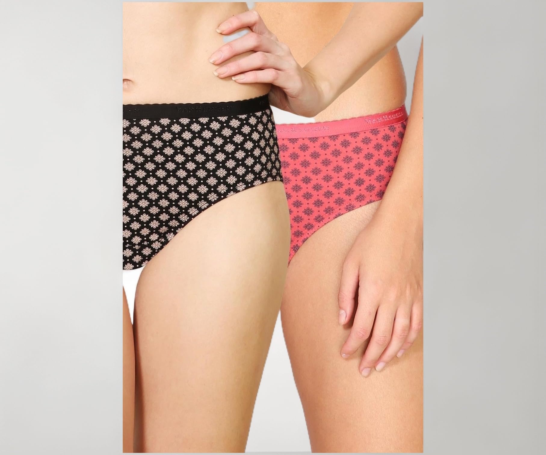 Van Heusen Womenโs 100% Cotton Hipster Panty | Super Combed Cotton | No-Marks Waistband | Anti-Bacterial Tech | Breathable Fabric | Keeps You Dry & Fresh | Sweat Absorbent | Printed | (Assorted Elevated Prints) | Style 11106