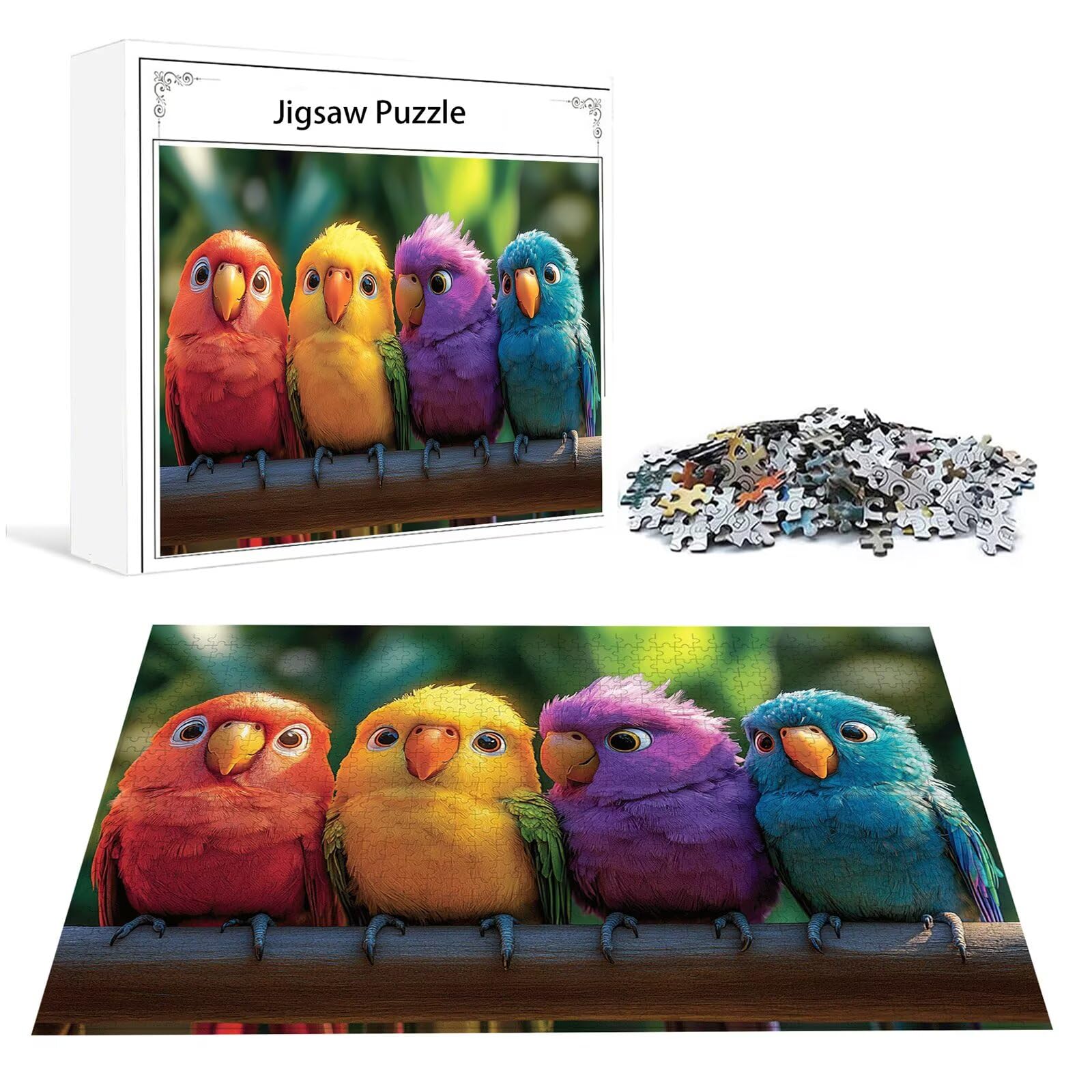 Puzzle 4000 Teile Erwachsene Niedlich 141x87cm,4000pcs Klassische Puzzles Tier Anspruchsvoll Jigsaw Spielzeug Puzzlespiel Lernspiel Impossible Holzpuzzle Geeignet für alle Altersgruppen Geschenk P-728