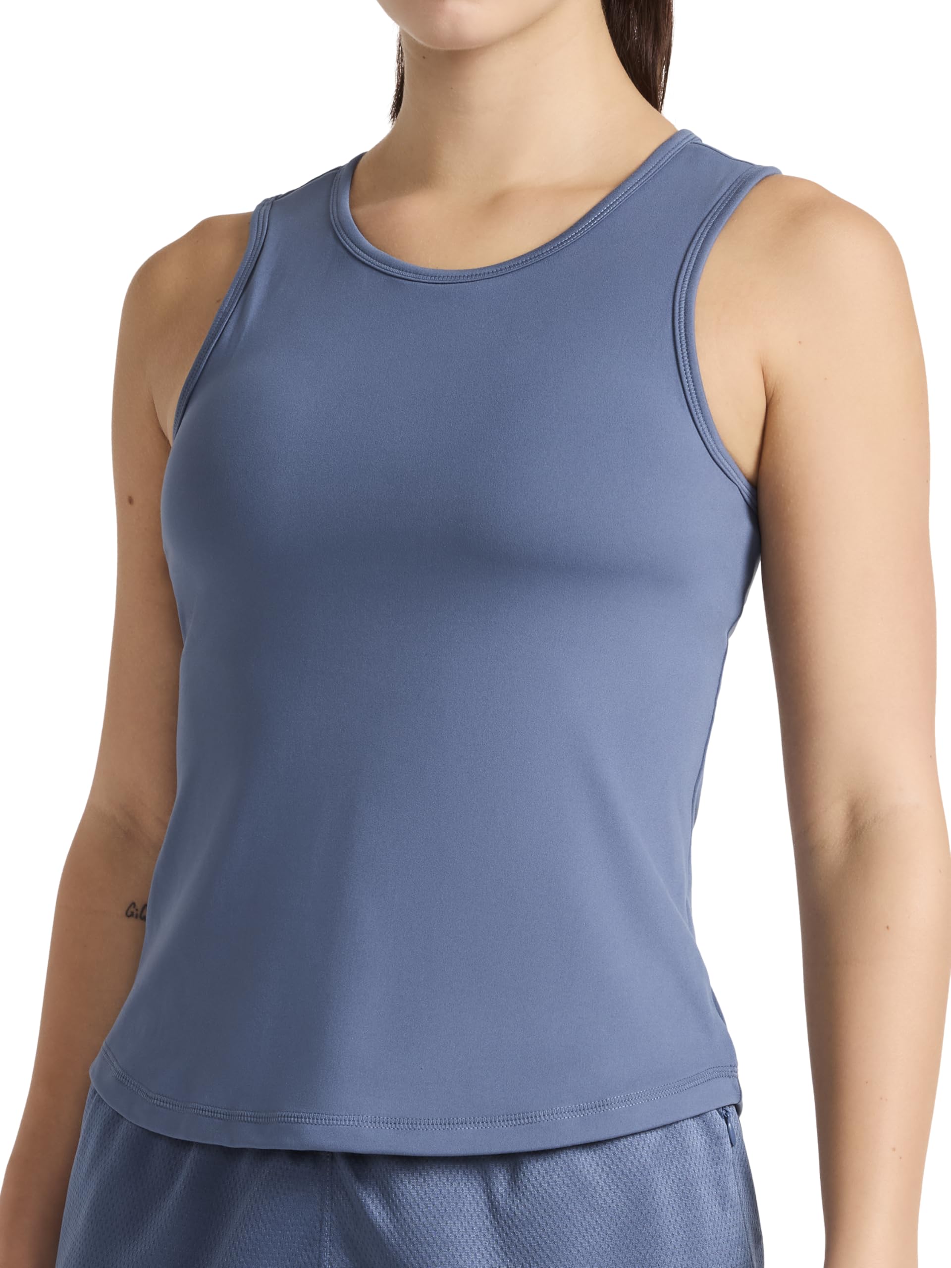 Womens Mastermind Medium Impact Bra Tank, Standard Fit, Lightweight Stretch Poly Performance Interlock Fabric