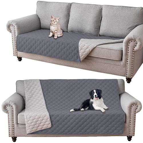GEBIN Funda de sofá impermeable, manta de perro para protección de sofá cama, protector de muebles impermeable