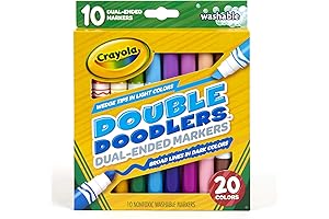 Crayola Clicks: Washable Markers with Dual Tips for Easy Coloring