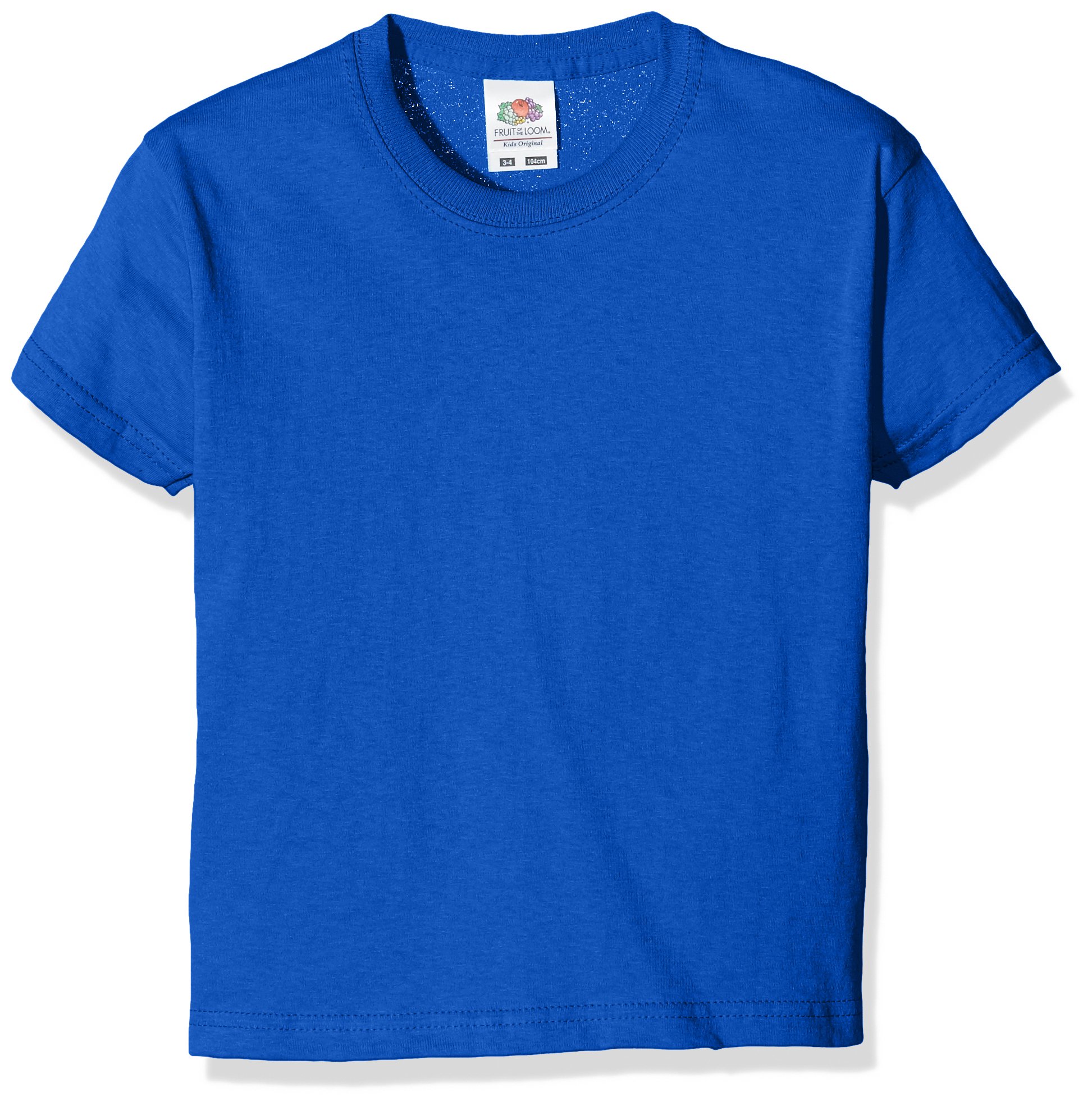 Fruit of the Loom Boys' T-Shirt - Blue - 8 Years
