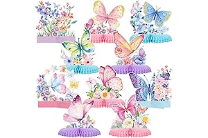 10 Pieces Silver Butterfly Centerpieces for Tables - Perfect Party Decoration for Birthdays and Showers