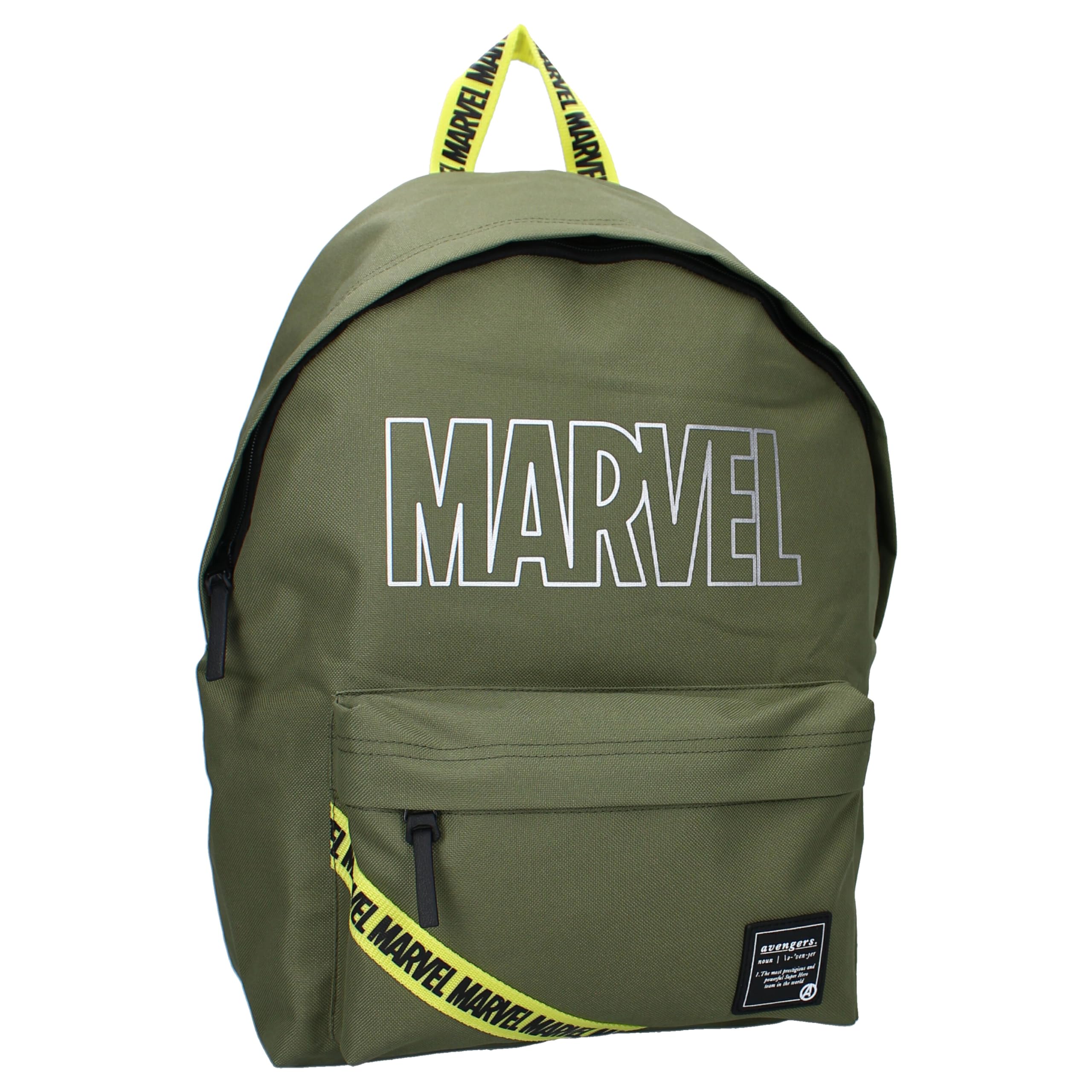 Backpack Marvel Prove Them Wrong, green, S, Minimalistic