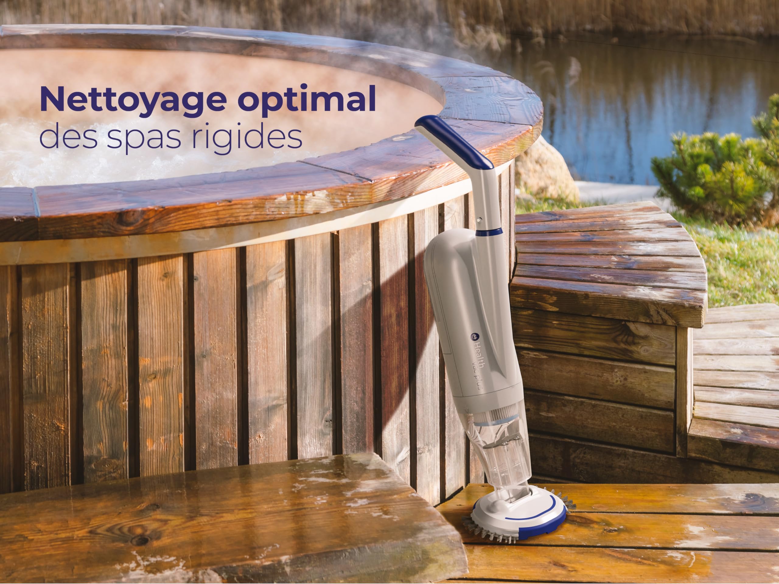 Gre CSPAN Health Vac Nettoyeur de Fond Batterie spas et piscines Hors Sol Sol