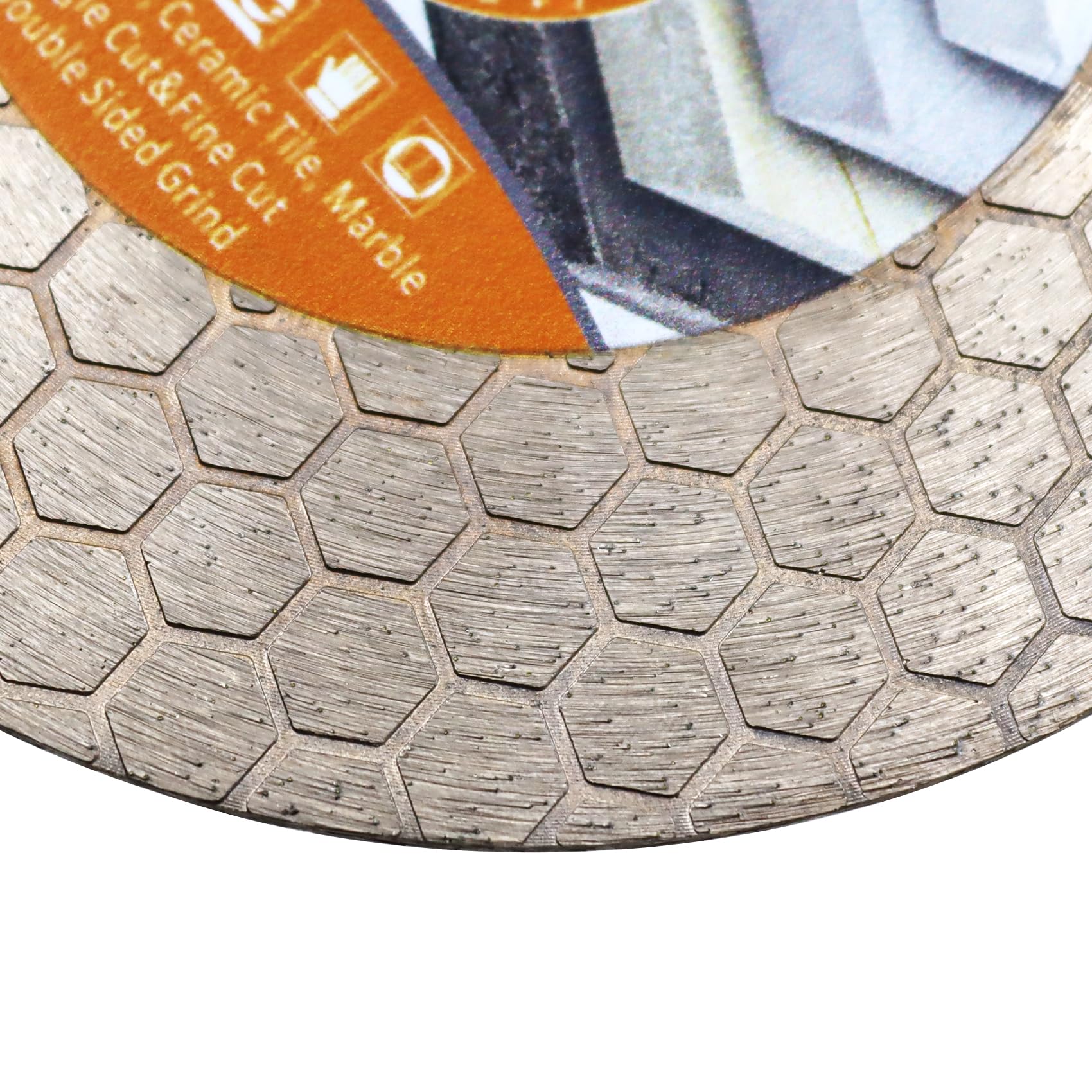 BGTEC Disque Diamant Carrelage 125mm avec Alésage 22,23mm | Double Face pour Carreaux de Céramique, Porcelaine, Marbre, Pierre Artificielle