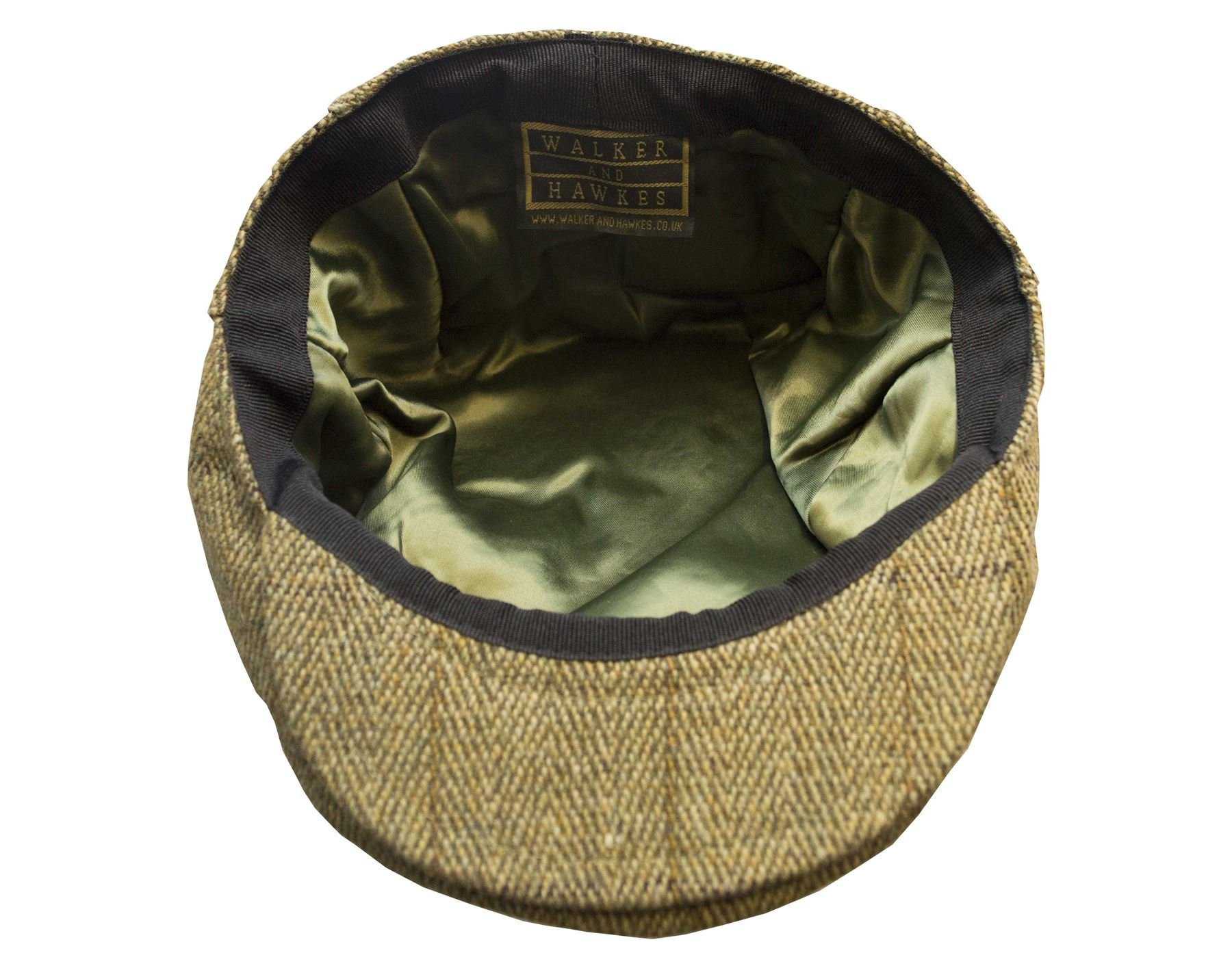 WALKER AND HAWKES - Berretto Piatto Derby Tweed Impermeabile Dainton