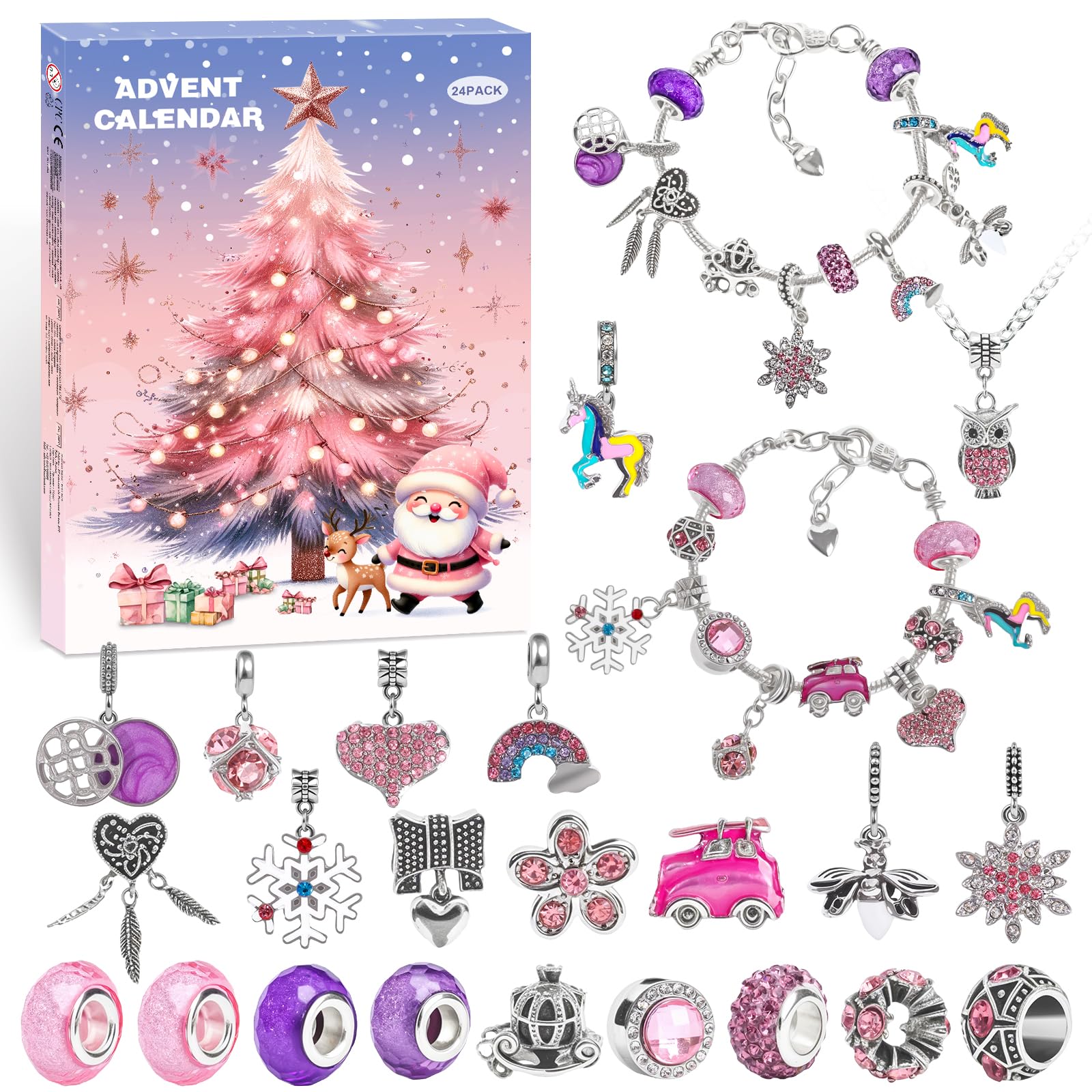 Calendrier De L'avent 2025, XISTEST Calendrier Avent Fille, Calendrier De L'avent Fille, Calendrier De L Avent Femme, Calendrier Avent 2025 Bijoux Enfant Noël