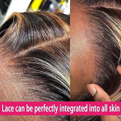 Miniatura 10 de Pelucas de encaje frontal transparente HD de 13 x 4 pulgadas, color castaño rojizo, con ondas profundas, para mujeres negras, densidad del 180%,