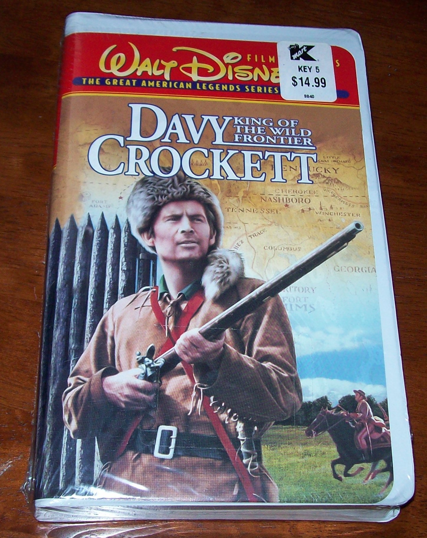 Davy Crockett: King of Wild Frontier [Import] [VHS Tape]