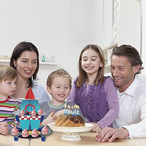 Miniatura 5 de Groovy Hippie Theme - Soporte para cupcakes de 3 capas, amarillo, cartón, 20 pulgadas de ancho