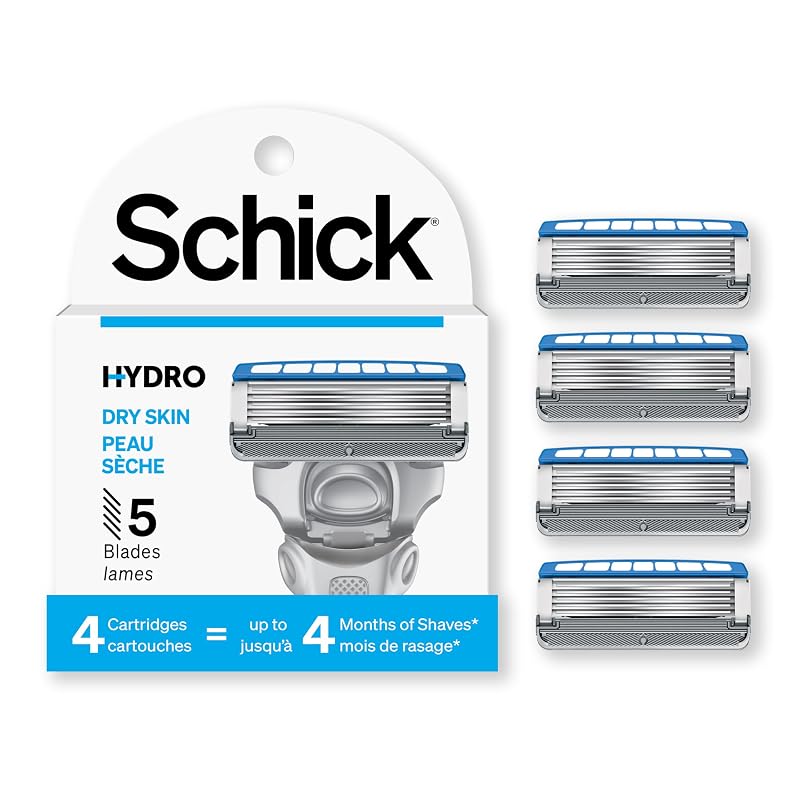 Refis para Aparelho de Barbear Schick Hydro 5 Sense Hydrate, 4 unidades
