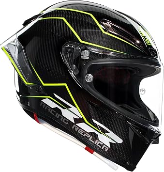 AGV Pista GP RR Performante Motorcycle Helmet Carbon/Lime SM, Small