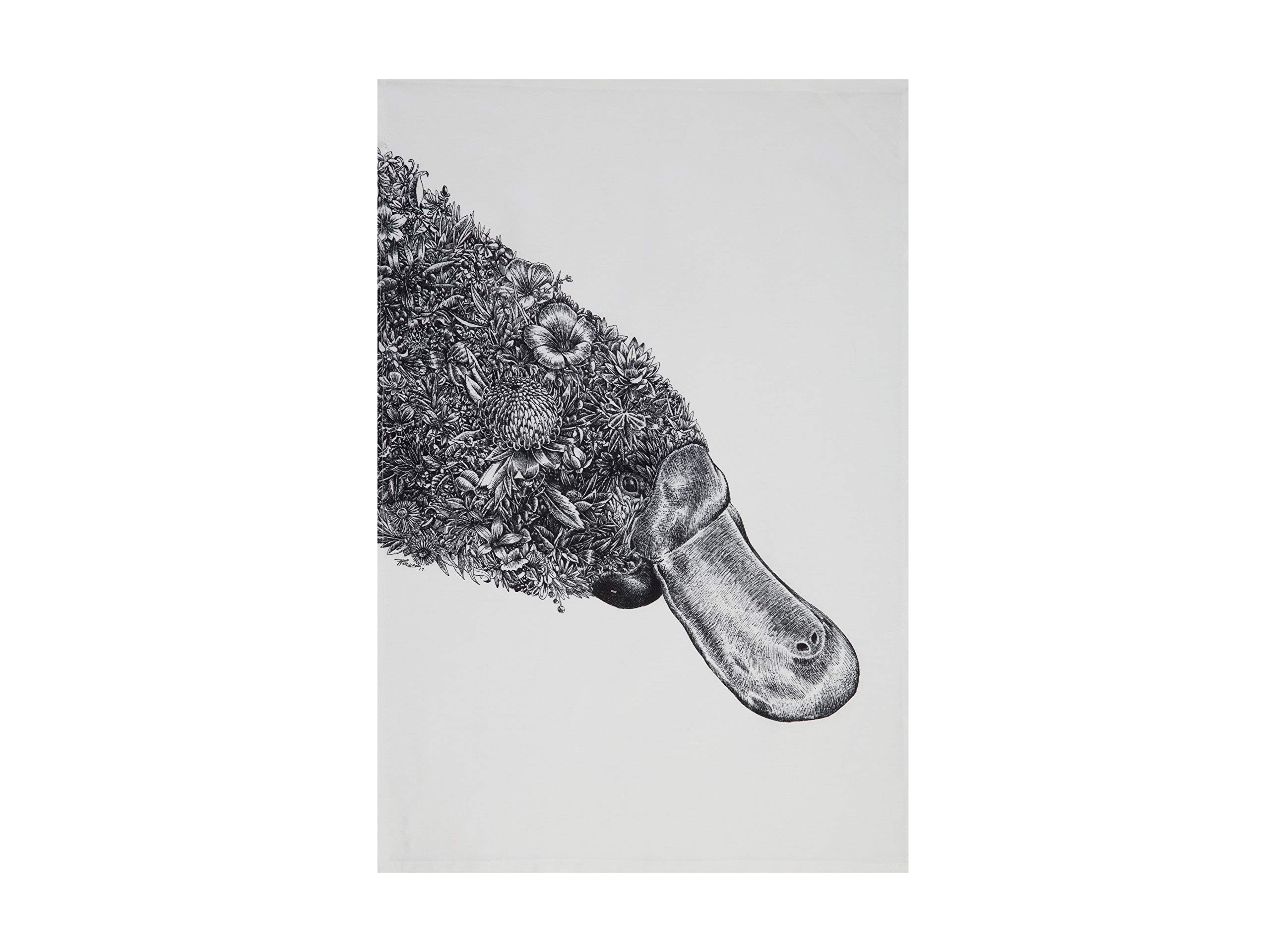 Maxwell & Williams Platypus Print Cotton Tea Towel