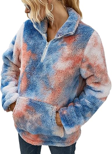 Fluffy pullover jacket Clearance