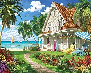 White Mountain Beach House - 1000 Piece Jigsaw Puzzle