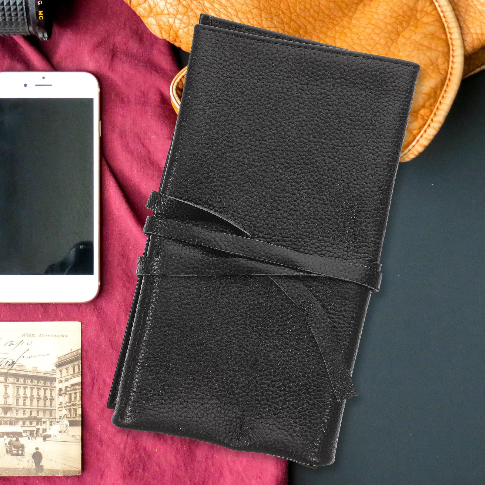 Uhrentasche aus Leder für Reise und Alltag Tragbarer Uhrenbehälter mit Stilvollem Design Klein Leicht und Schützt die Uhr Sauber und Ordentlich