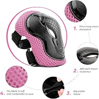 ValueTalks 6 részes gyermekvédelem szett - térdvédő, könyökvédő görkorcsolya, roller, bicikli 4