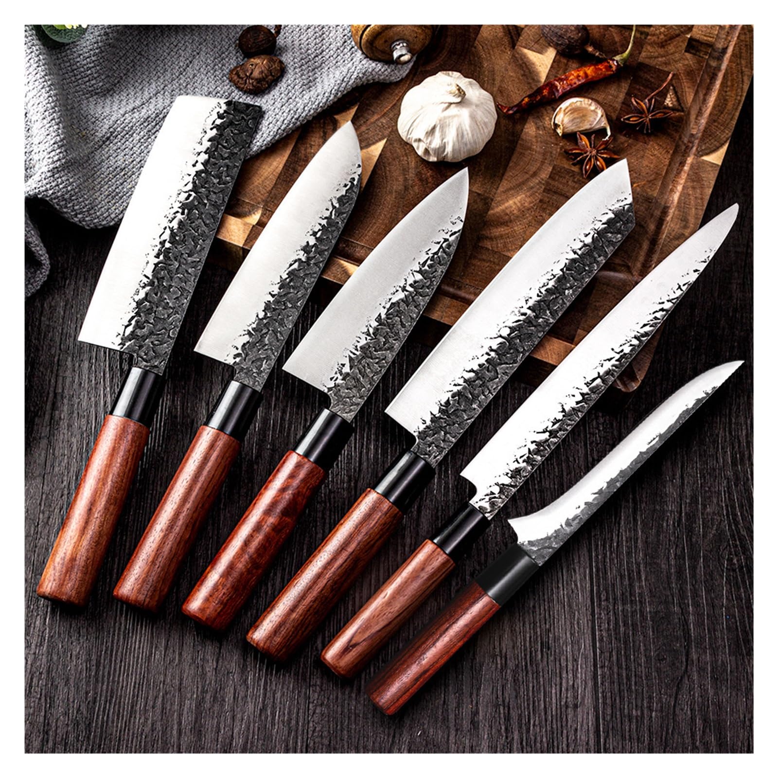 Juego de cuchillos de cocina japonés profesional, cuchillo for filete de pescado, Sashimi, Sushi, rebanada cruda, cuchillo de Chef, cuchillo de carnicero