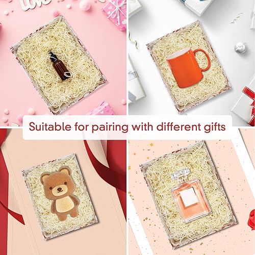 Miniatura 3 de Excelsior de madera de álamo natural de 5 libras, lana de madera de álamo para relleno de cestas, decoración de regalos, cubierta de suelo,